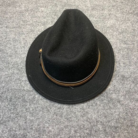 Wigens NWT 100% Wool Brown Fedora Size S - Picture 3 of 5